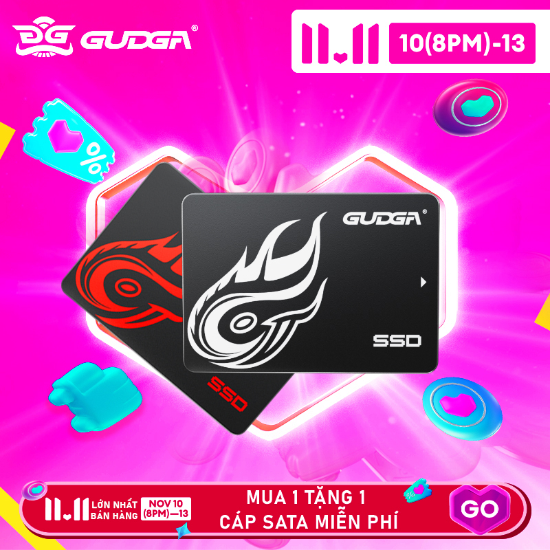 GUDGA 2.5 Inch SATA III SSD SSD 128GB 256GB 512GB 1TB 2TB 4TB SSD 120GB 240g 480GB 960GB SSD SATA3 Ổ cứng lưu trữ thể rắn nội bộ cho máy tính xách tay Máy tính để bàn Sata đĩa