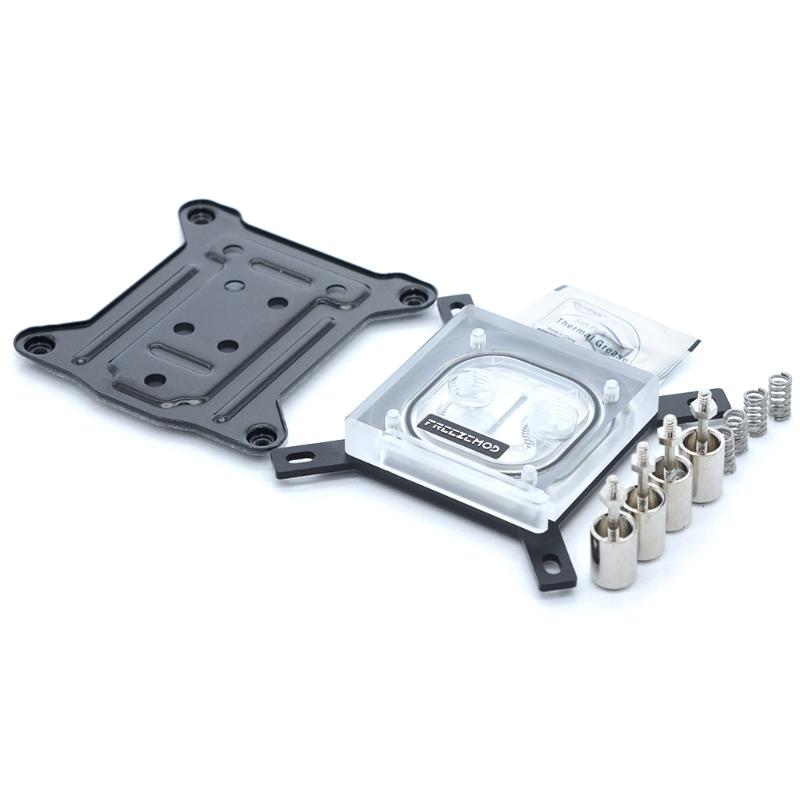 G1 / 4 Thread Waterblock Acrylic Đồng làm mát bằng nước CPU PC Làm mát bằng nước Khối tản nhiệt tản nhiệt cho 1150 1151 1155 1156