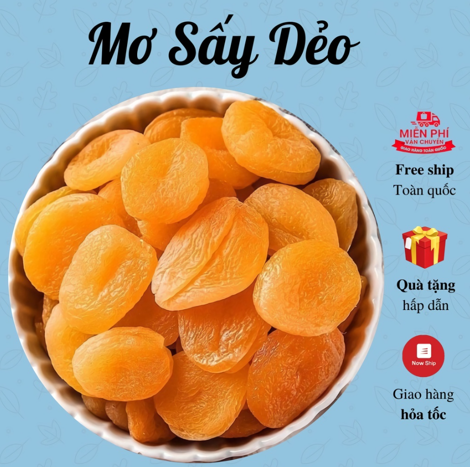 Mứt Mơ Sấy Dẻo Thổ Nhĩ Kỳ