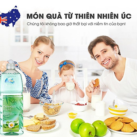 Nước rửa chén cao cấp Earth Choice Aloe Fresh 1L