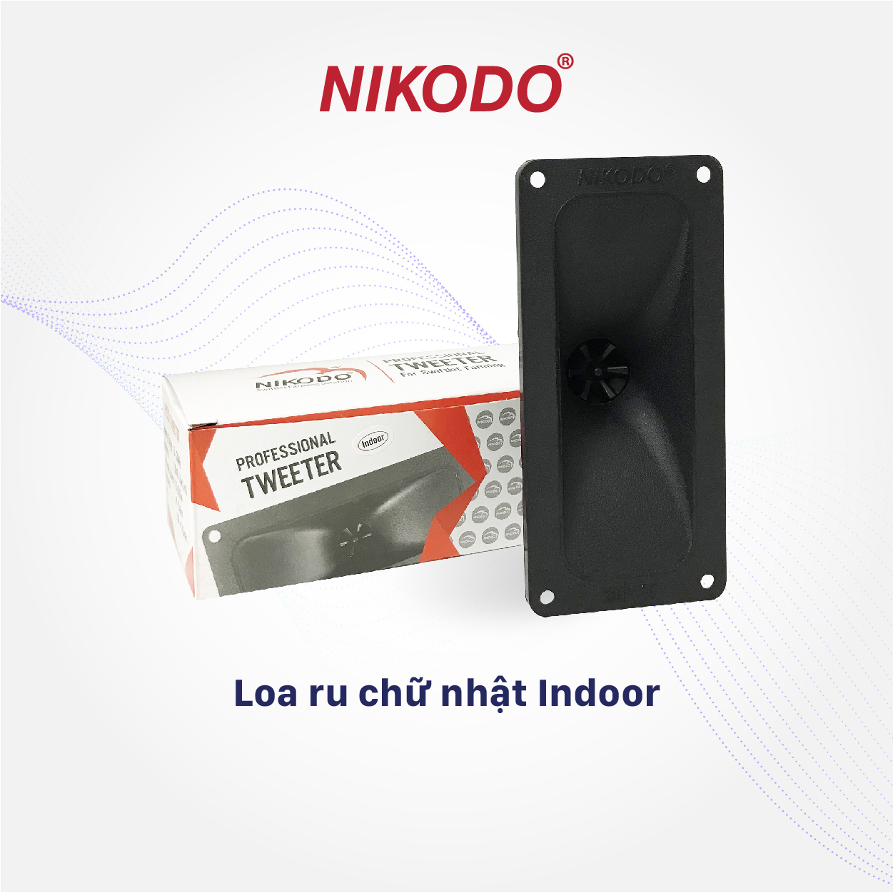 Loa ru chữ nhật Indoor Nikodo chính hãng, âm thanh chân thực, dẫn dụ chim yến vào nhà, chuẩn QC Malaysia
