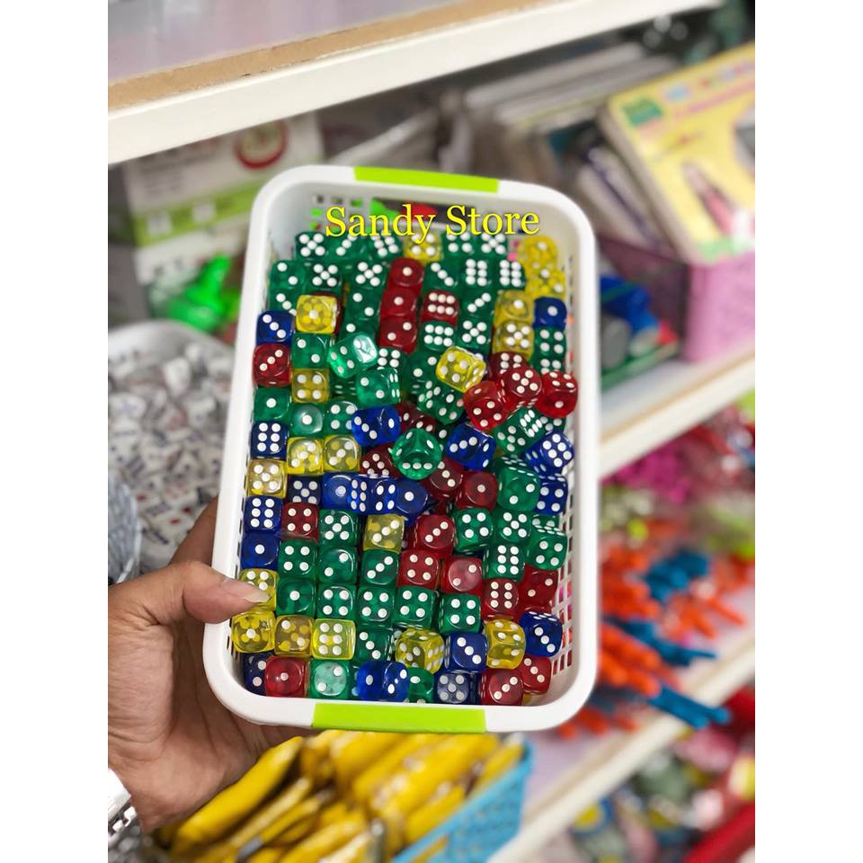 XÚC XẮC NHỰA CỨNG ( SET 10 VIÊN )