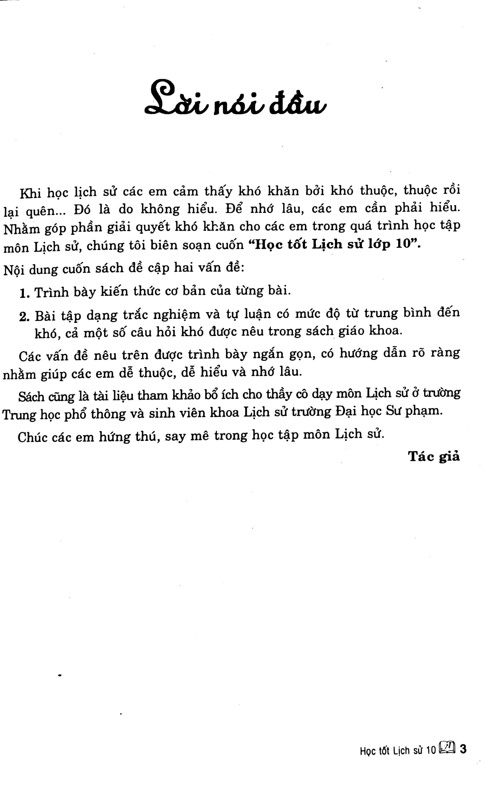 Fahasa - Để Học Tốt Lịch Sử 10