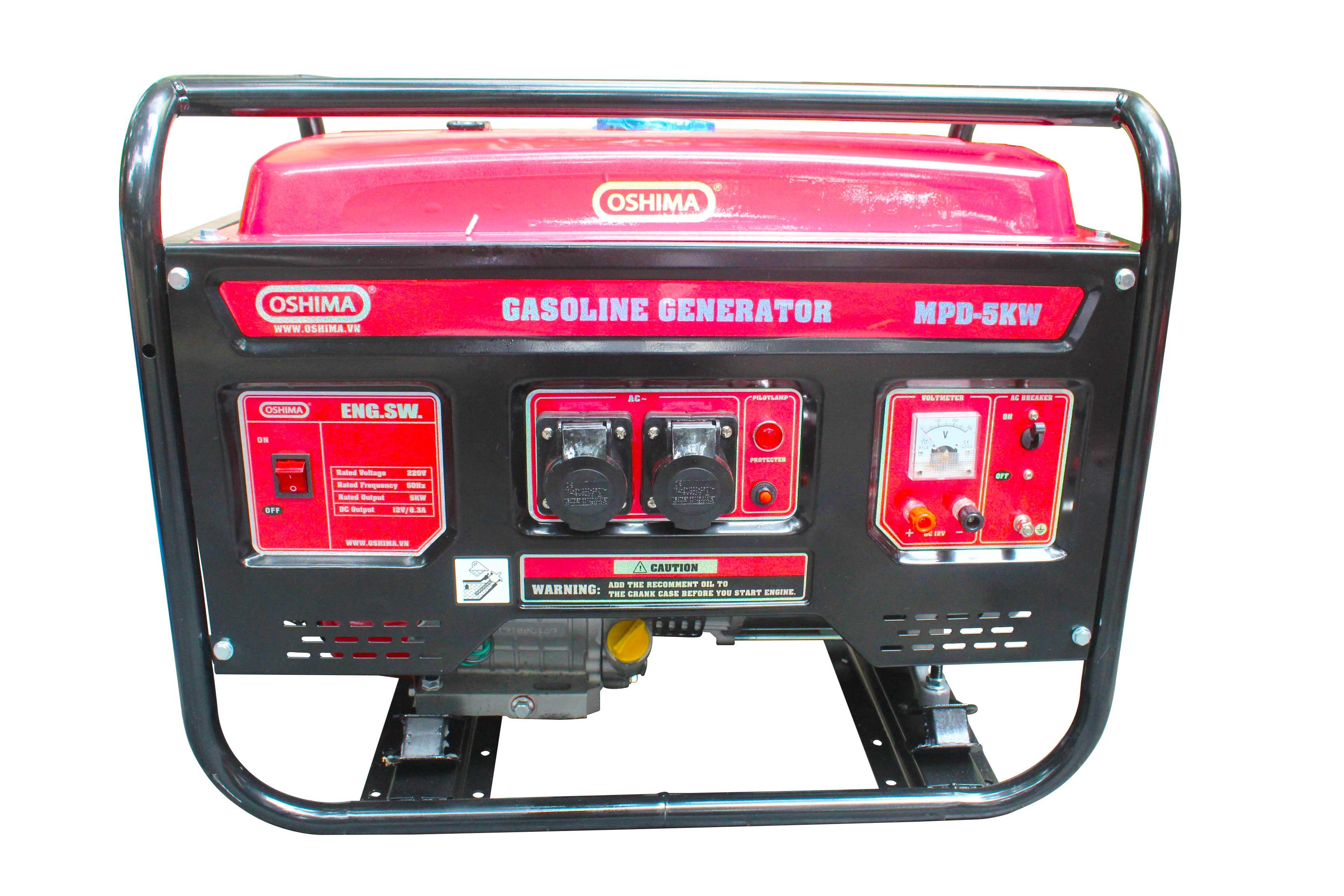 Máy Phát Điện Chạy Xăng Oshima MPD 5KW
