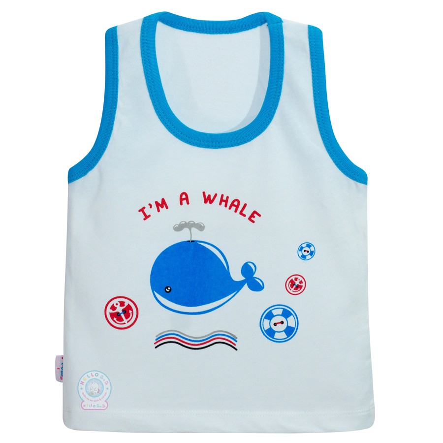 ÁO BA LỖ CHO BÉ COTTON HELLO B&B
