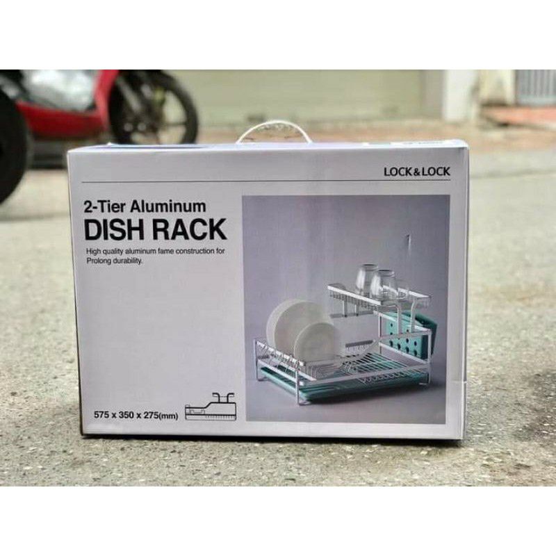 Kệ Úp Chén Bát 2 Tầng Lock&Lock LDR204 (cam kết hàng chính hãng)