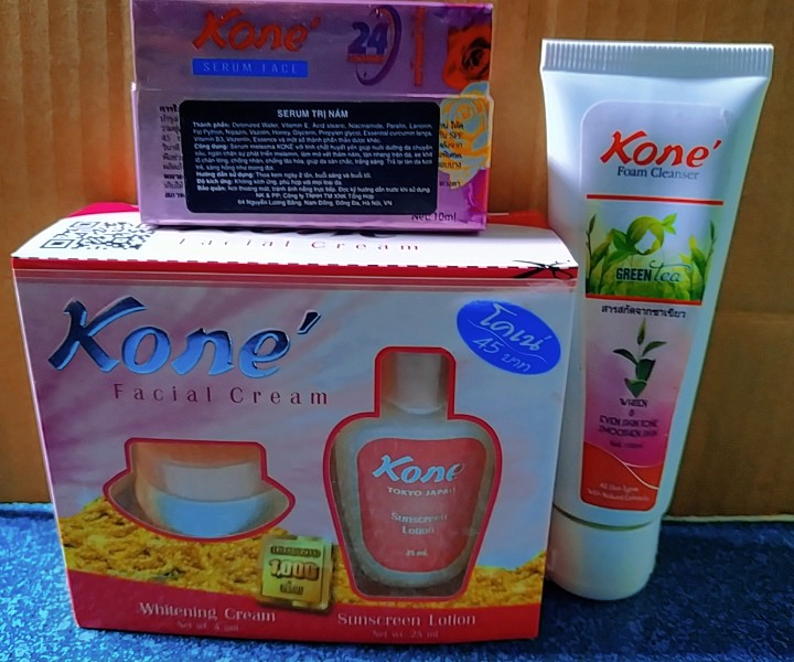 COMBO NÁM KONE THÁI LAN (KEM+SRM+SERUM)