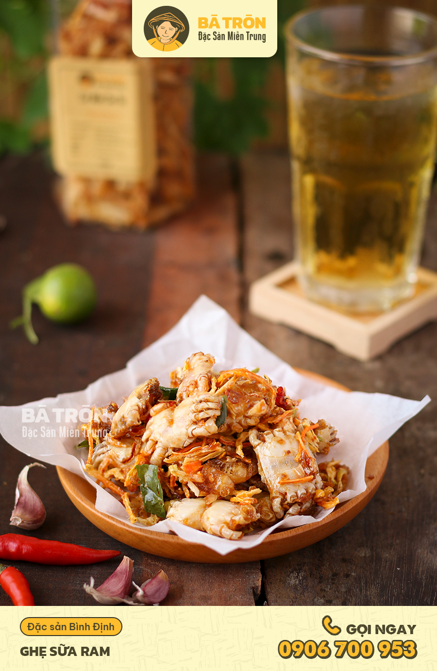 Ghẹ sữa ram 250gr