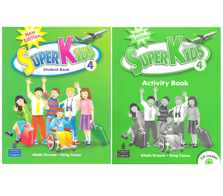 Bộ SuperKids 4 New Edition (2 sách + CD)