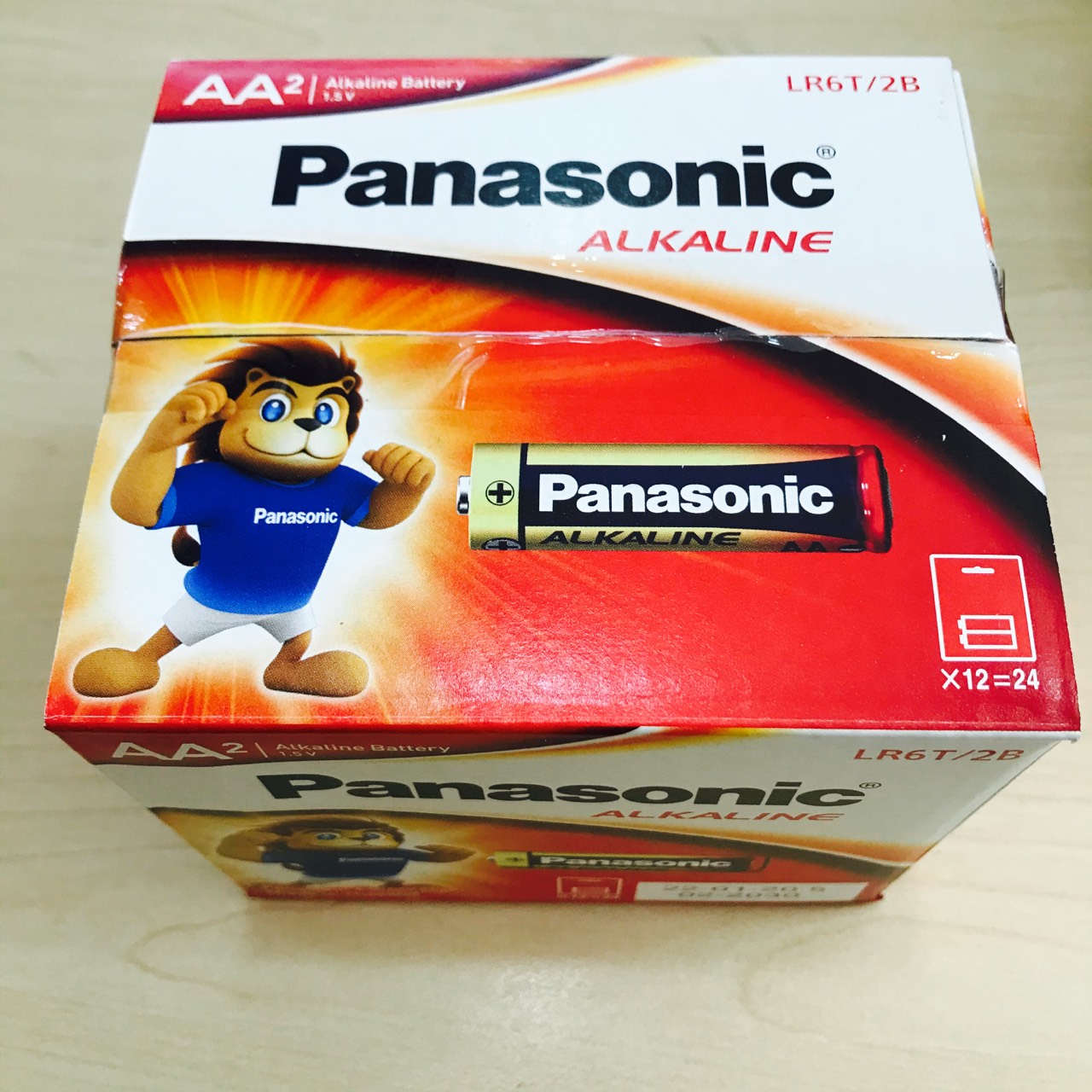 Vỉ 2 Pin AA Panasonic 1,5V - Hàng Chính Hãng