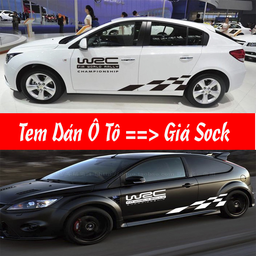 Tem Dán Sườn Xe ô tô Siêu Đẹp