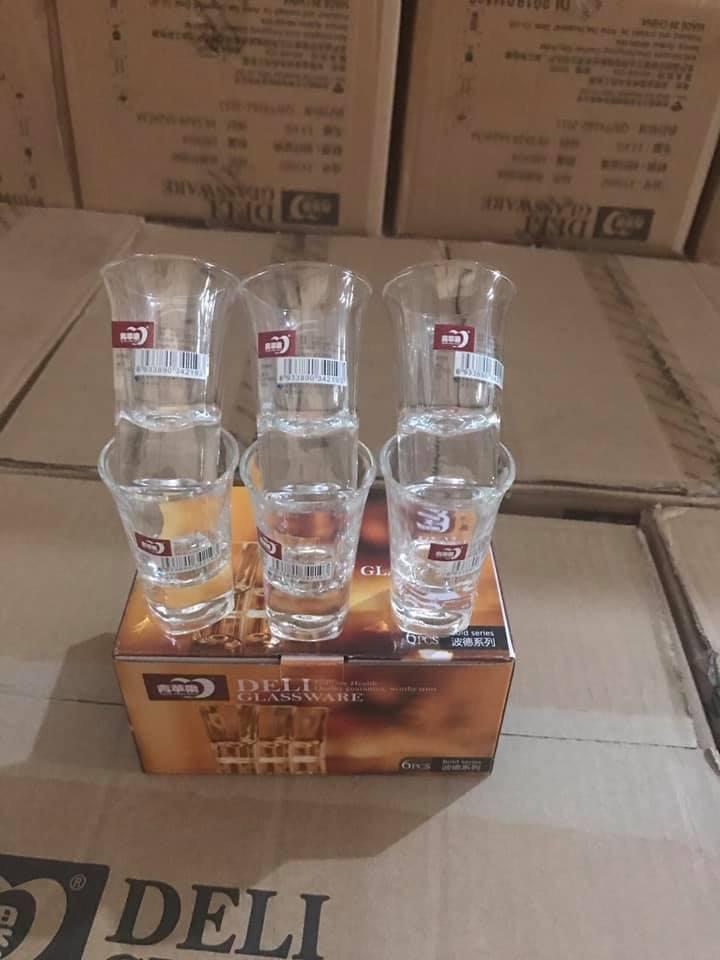 BỘ 6 LY UỐNG RƯỢU DELI GLASS