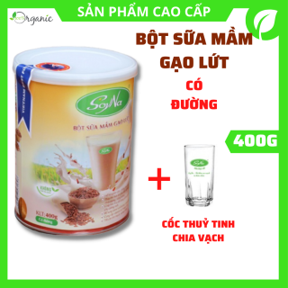 Sữa giảm cân 100% thực vật 400g - Sữa gạo lứt có đường Soyna - Giảm cân thumbnail