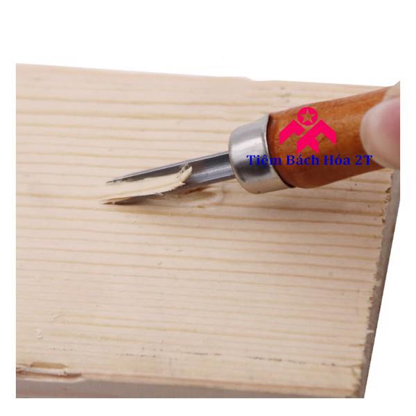 Bộ dụng cụ khắc đục tiện gỗ 10 món cao cấp V2
