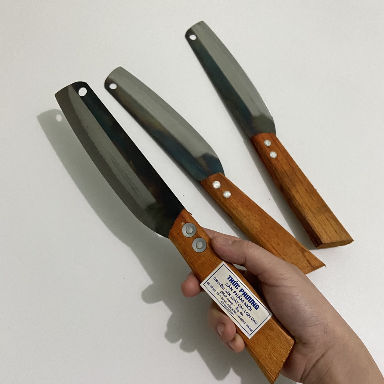 ComBo 3 Dao Thép Cán Gỗ Đa Sỹ