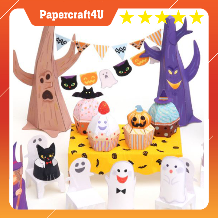 Mô hình giấy 3D - Quà halloween mini siêu cute