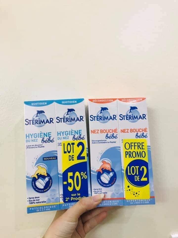 Xịt mũi cá heo cam Sterimar nội địa Pháp - 100ml