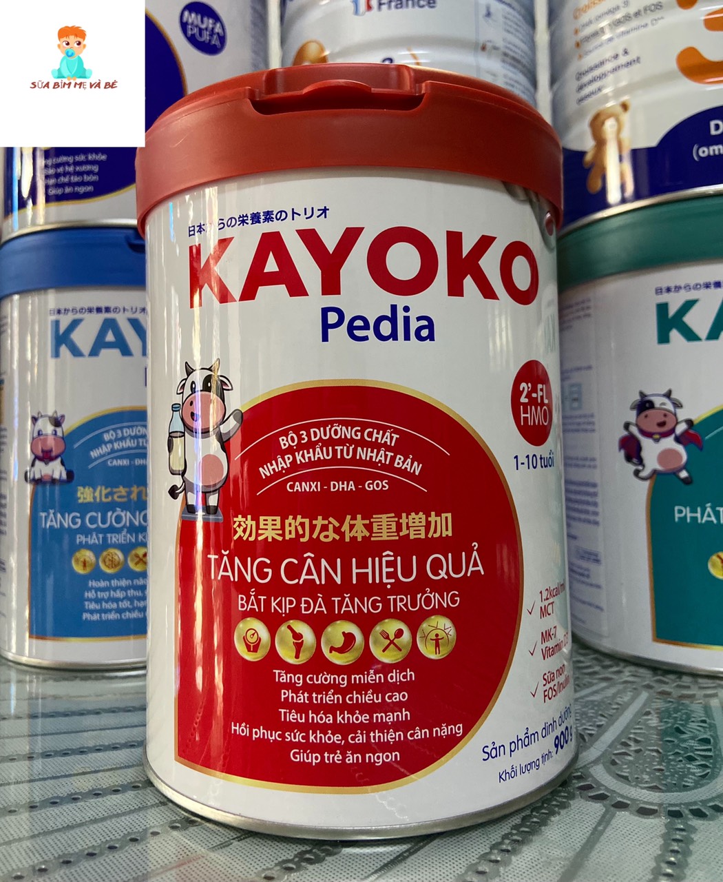 (Date mới) Sữa Kayoko Pedia công nghệ Nhật 900g