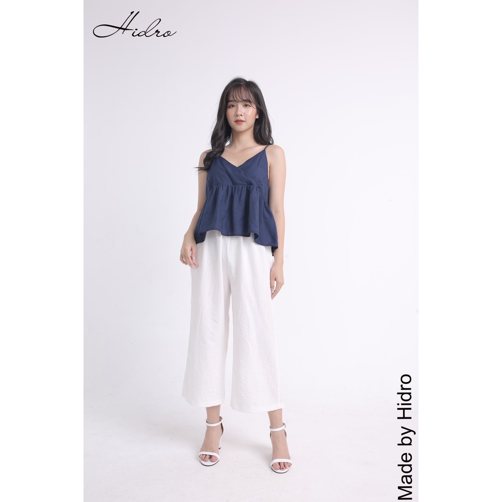 HIDRO Set áo hai dây mix quần đũi suông