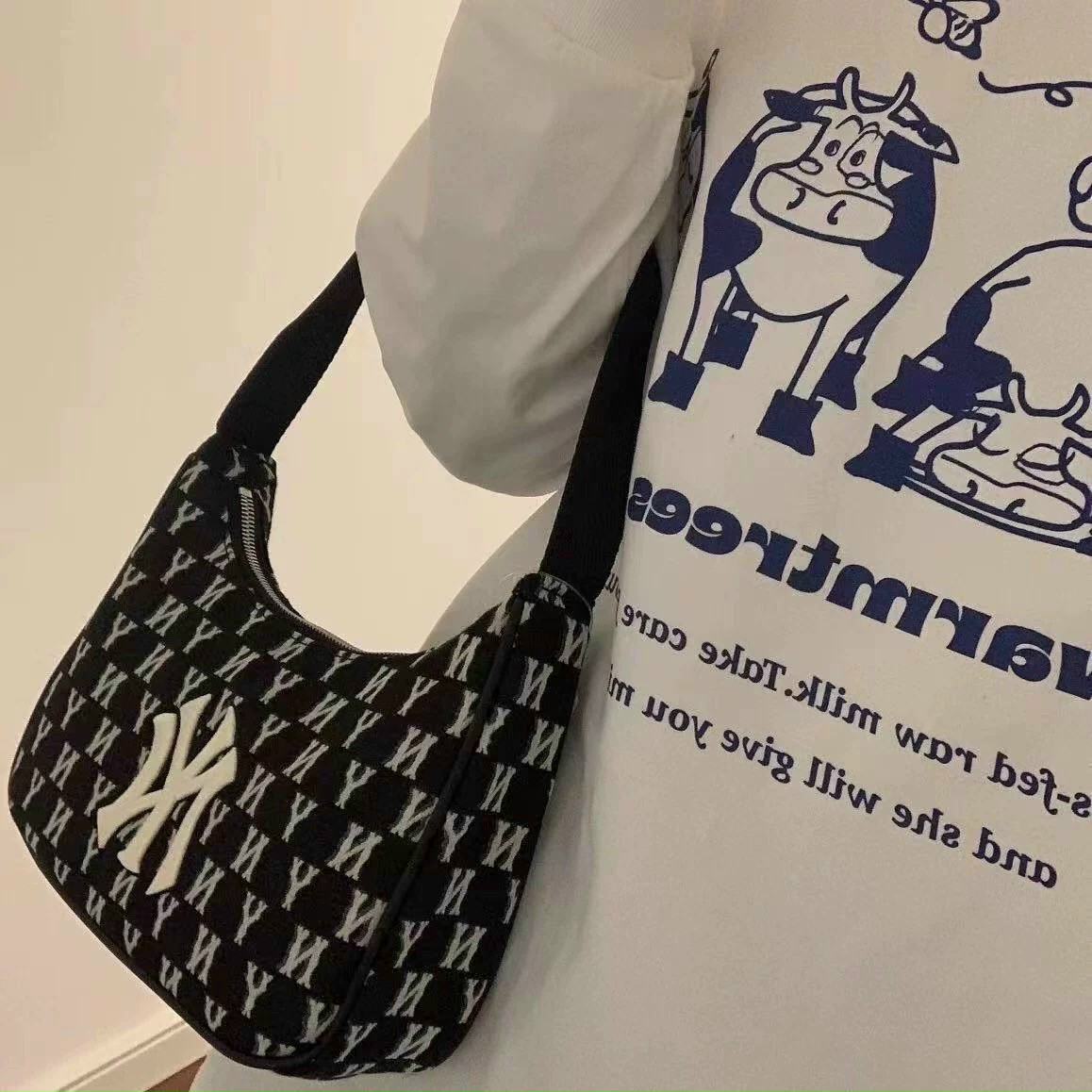Túi DENIM NY túi kẹp nách