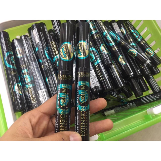 [HCM]Mascara Eveline 4D Mở Rộng Giúp Dày Mi Chống thấm nước.