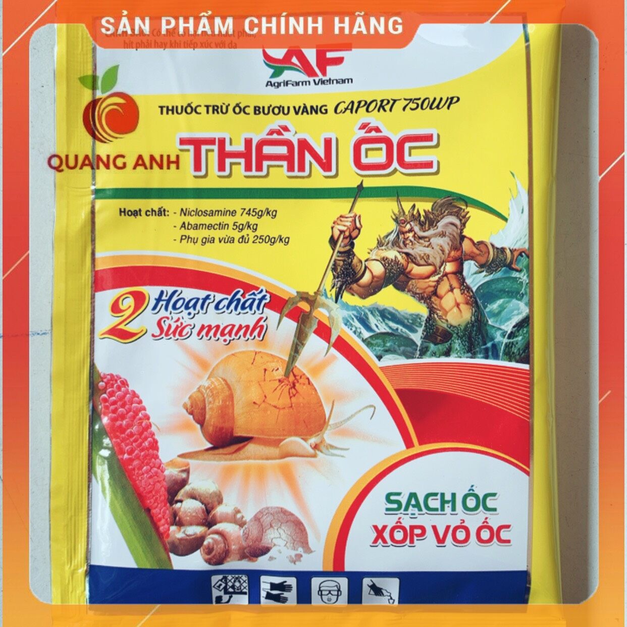 [Rẻ vô địch] diệt ốc sên dạng bột hòa nước - GÓI 18GR - THẦN ỐC