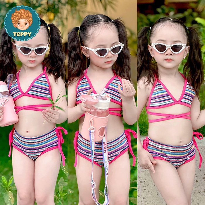 Đồ bơi, bikini 2 mảnh cho bé gái