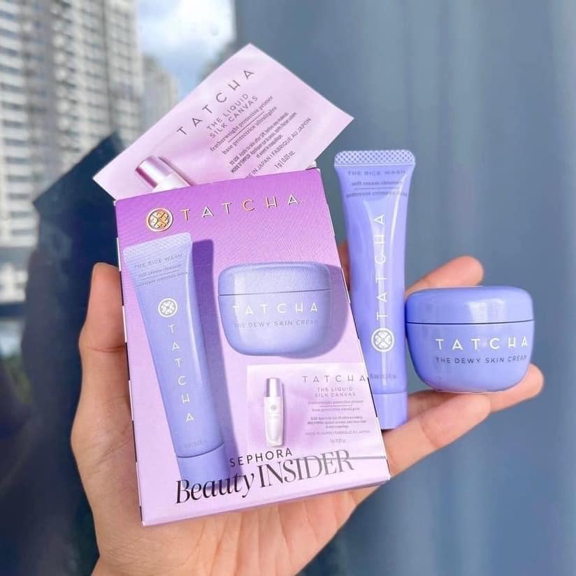Set trang điểm tatcha 3 món from sephora beauty insider