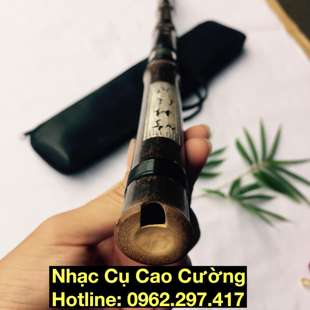 Tiêu Trúc Tím kèm bao da