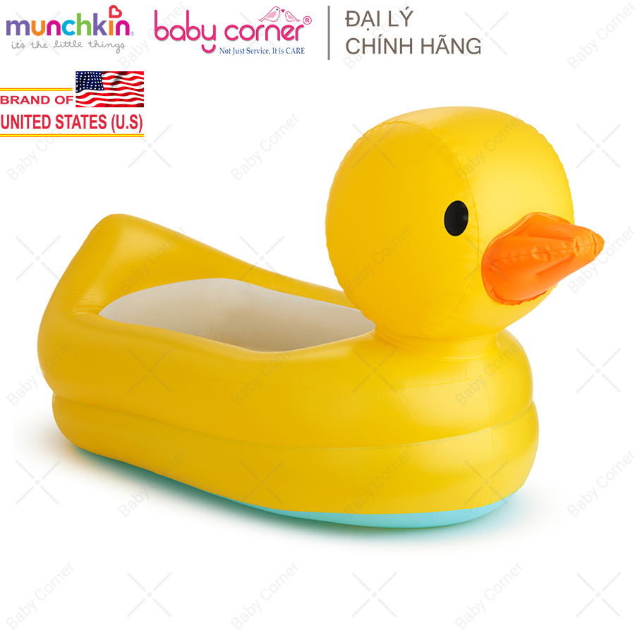 Chậu Tắm Phao Vịt Vàng Munchkin Cho Bé