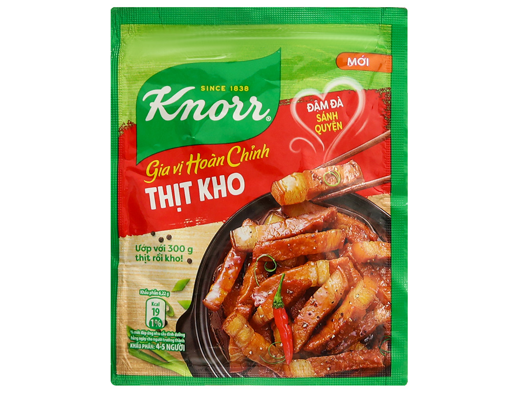 Gia vị Thịt kho/Cá kho/Canh chua Knorr gói (28-30g)