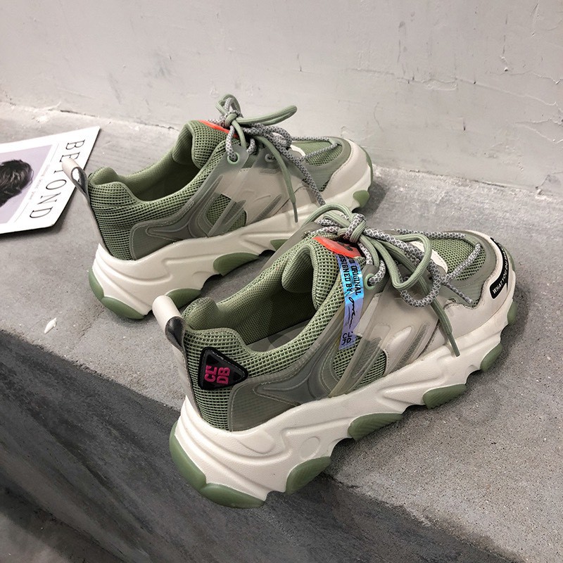 Giày thể thao sneaker nữ - Giày phản quang đế cao su