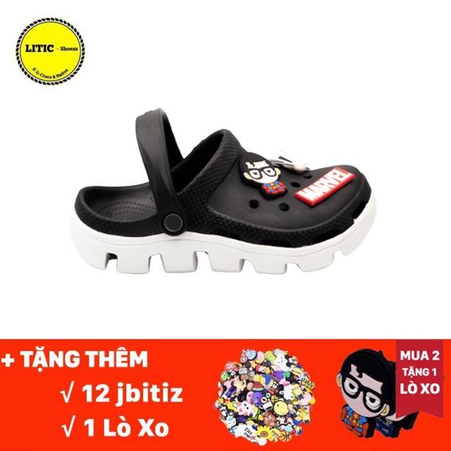 Dép Cross Khủng Long ĐUET Nhiều Màu Sắc Tặng Kèm Sticker Dành Cho Cả Nam Và Nữ