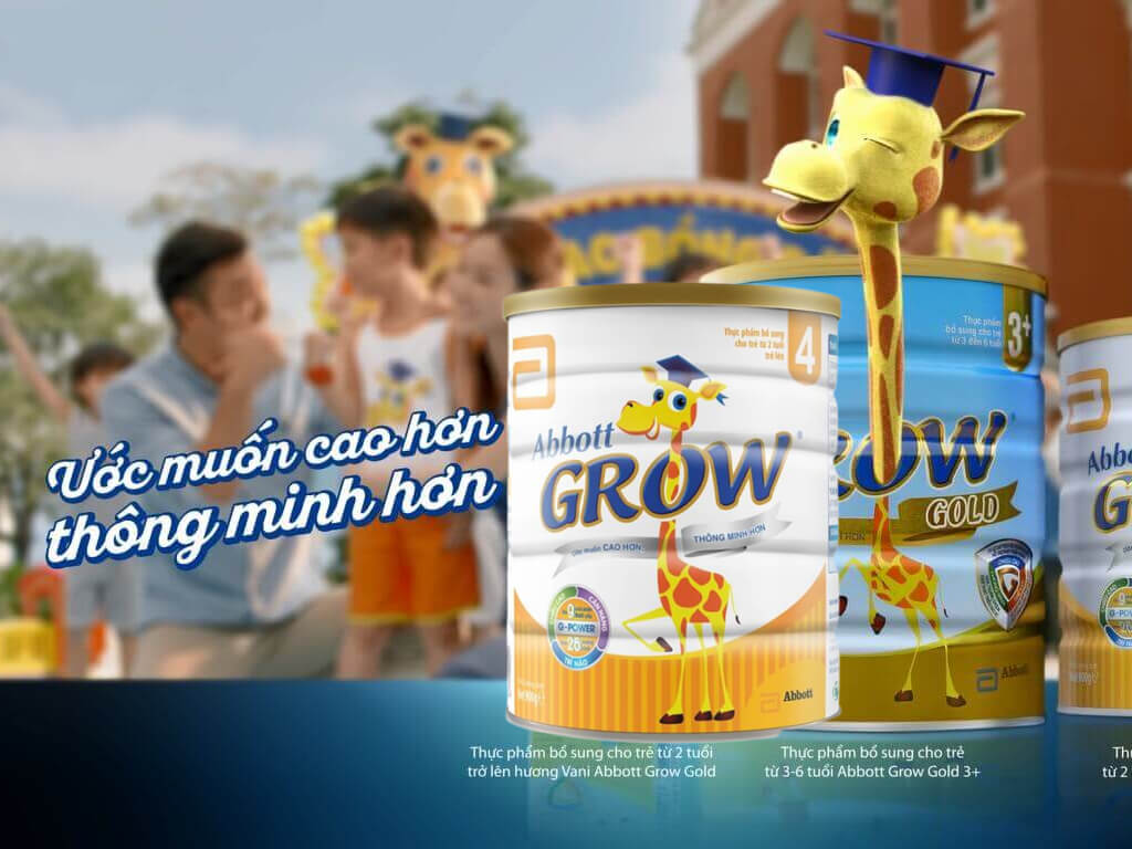 [Date 6.2026] Sữa Abbott Grow 4 lon 900g (trên 2 tuổi)