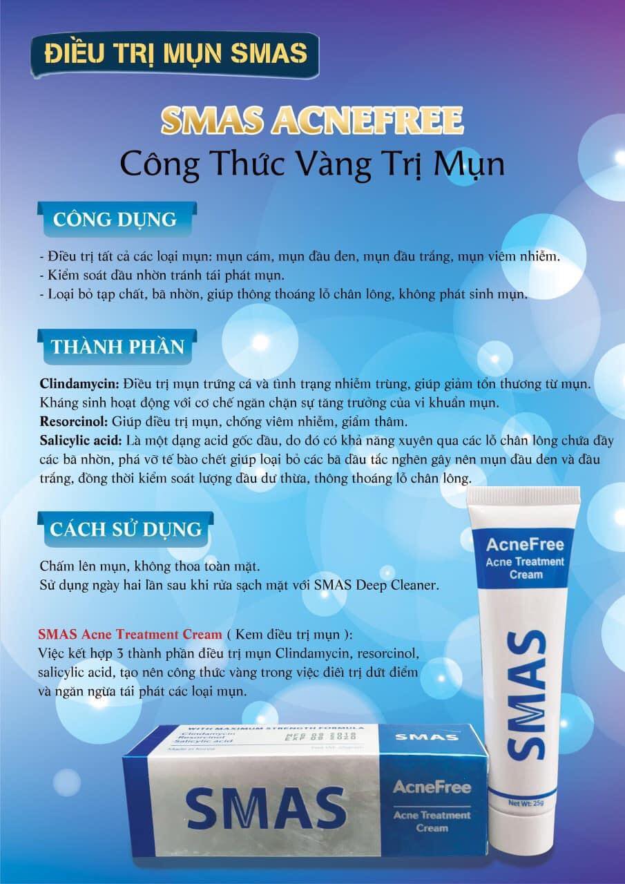 Kem chấm mụn Smas