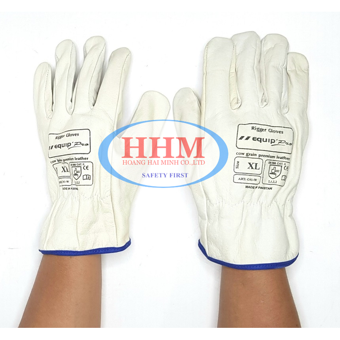 Găng tay da hàn Tig Equip Pro C41 - da nguyên tấm chống chịu nhiệt