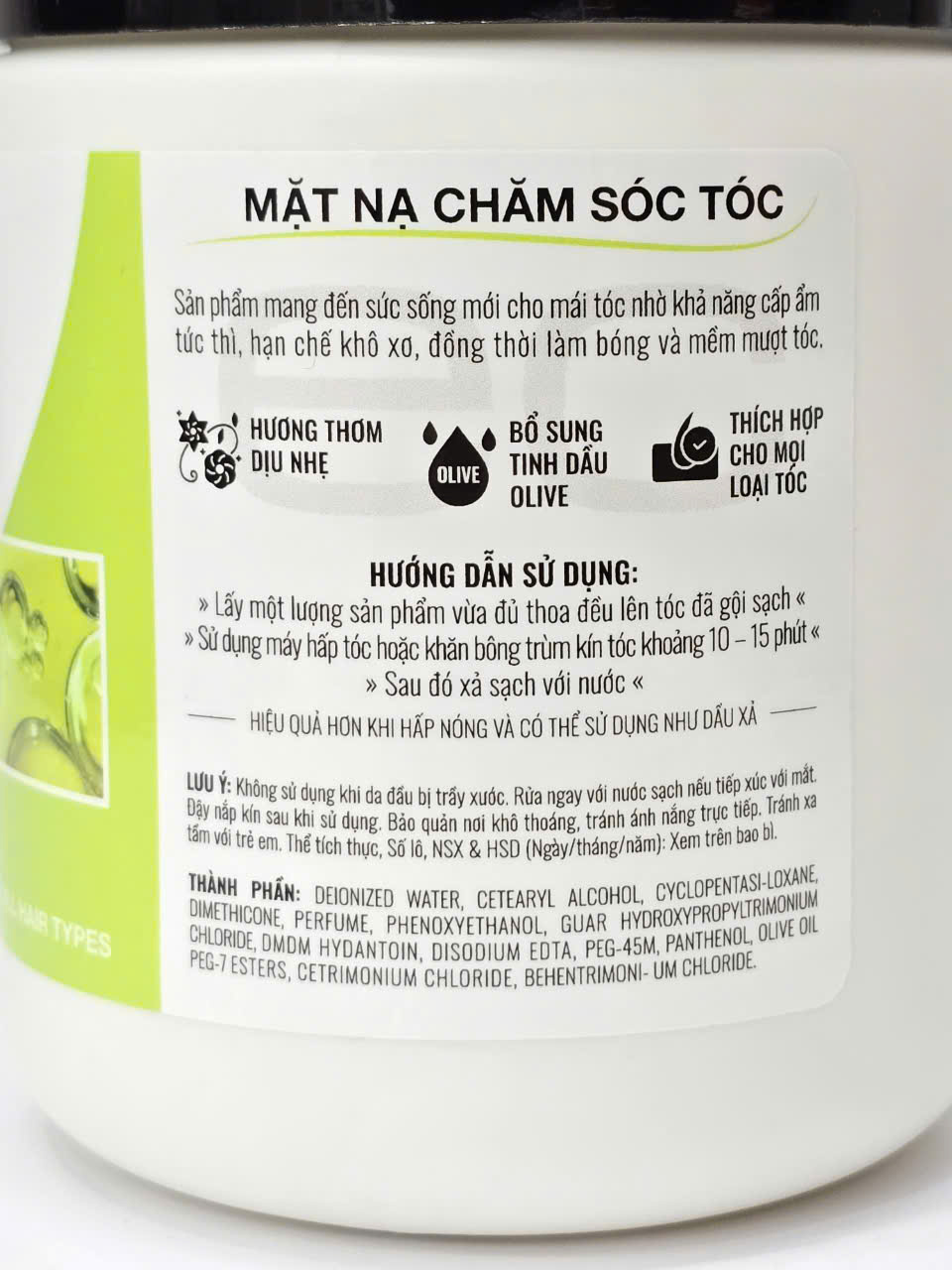 Hấp Dầu Ủ Tóc Suôn Mượt Spaline 600ml