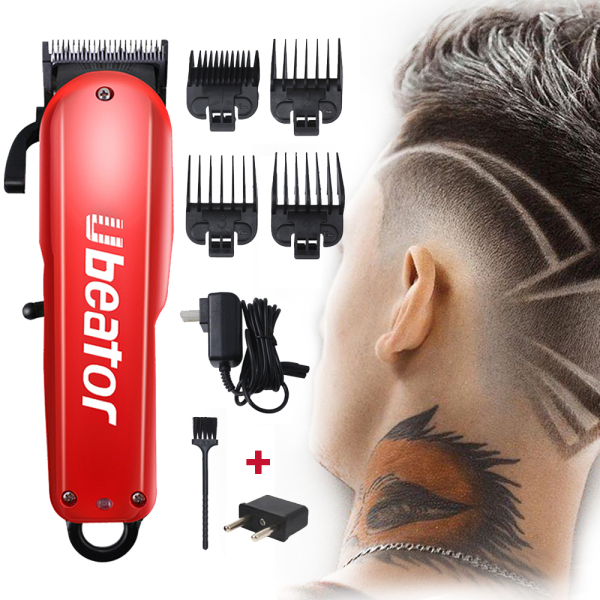 Ubeator Hair Tông đơ có thể sạc lại Hair Clip cắt tóc nam không dây có thể điều chỉnh Lưỡi cắt thép Máy cắt tóc cao cấp
