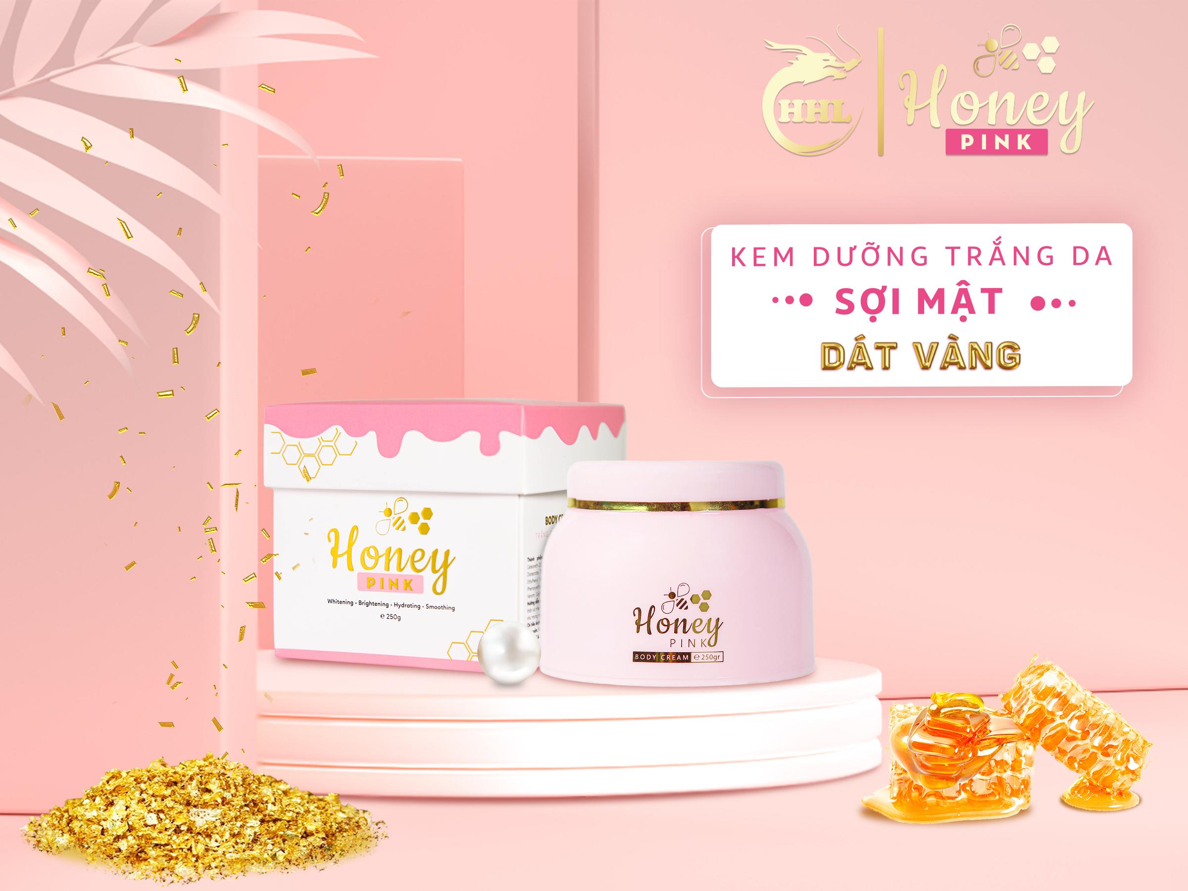 [HCM]BODY HONEY PINK- SỢI MẬT ONG DÁT VÀNG 24K