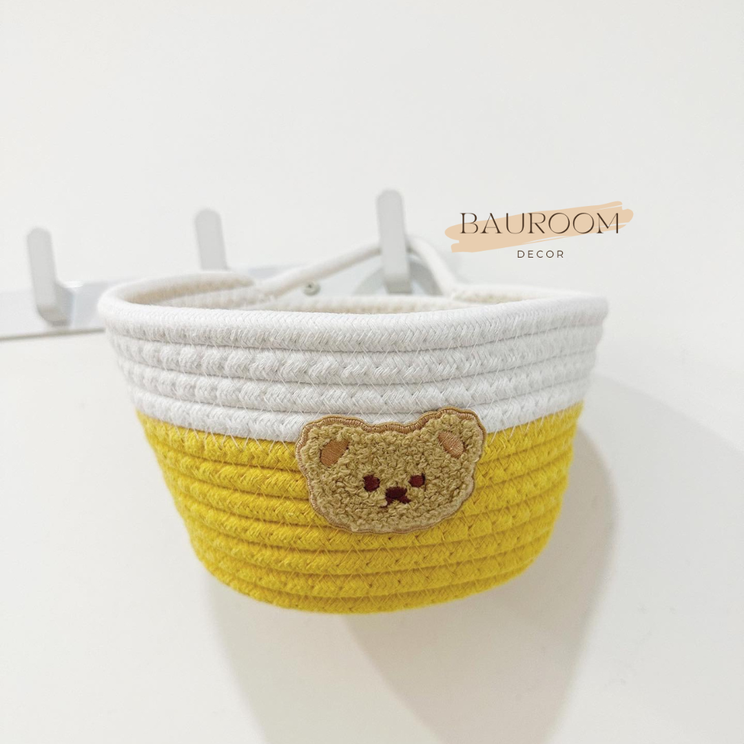Giỏ đựng đồ hình mặt cười siêu kute (Hàng có sẵn / Shop tự chụp)