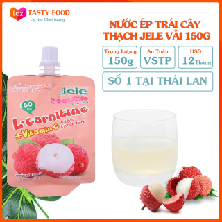 Nước thạch trái cây jele beatie túi 150g, nước thạch jele Thái Lan thơm ngon vị Vải , nước uống thạch trái cây nhập khẩu chính hãng, đồ ăn vặt Tasty Food thumbnail