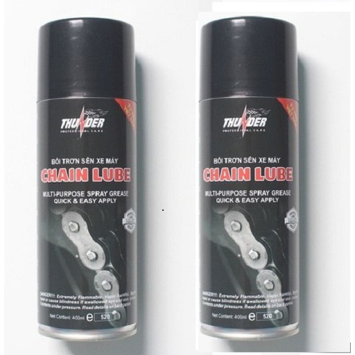 Combo 2 chai xịt dưỡng sên Thunder 400ml