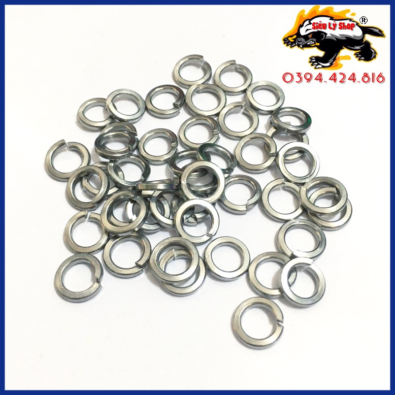 Long đền vênh - Long đền que M6 INOX 304 (Set 50cái)