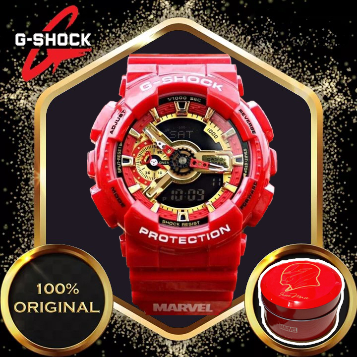 Đồng Hồ G-Shock Iron Men Phiên Bản Giới Hạn Đa Chức Năng, Chống Nước