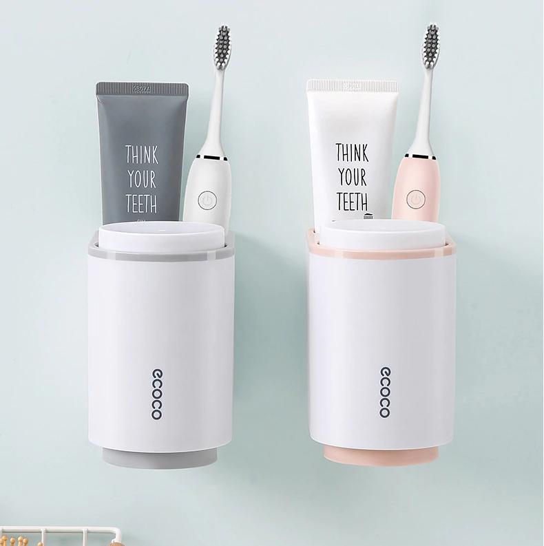 Bộ giá đựng bàn chải kèm 2 ly đánh răng ECC1905