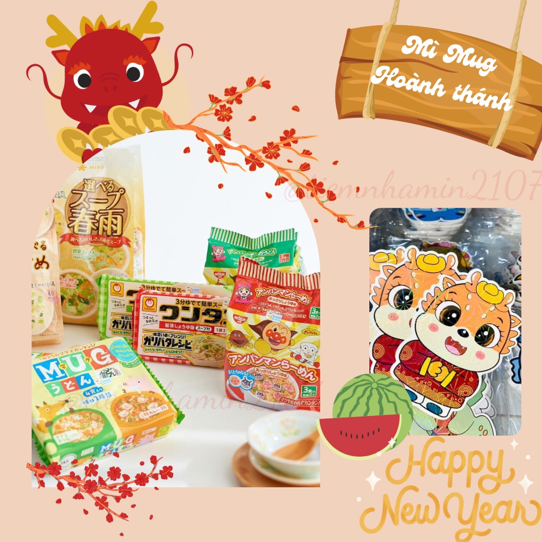 Mì trẻ em ăn liền Nissin Nhật Bản