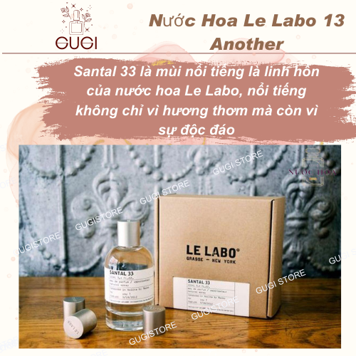 [Chính Hãng] Nước Hoa Unisex Le Labo Santal 33 EDP, 100ml