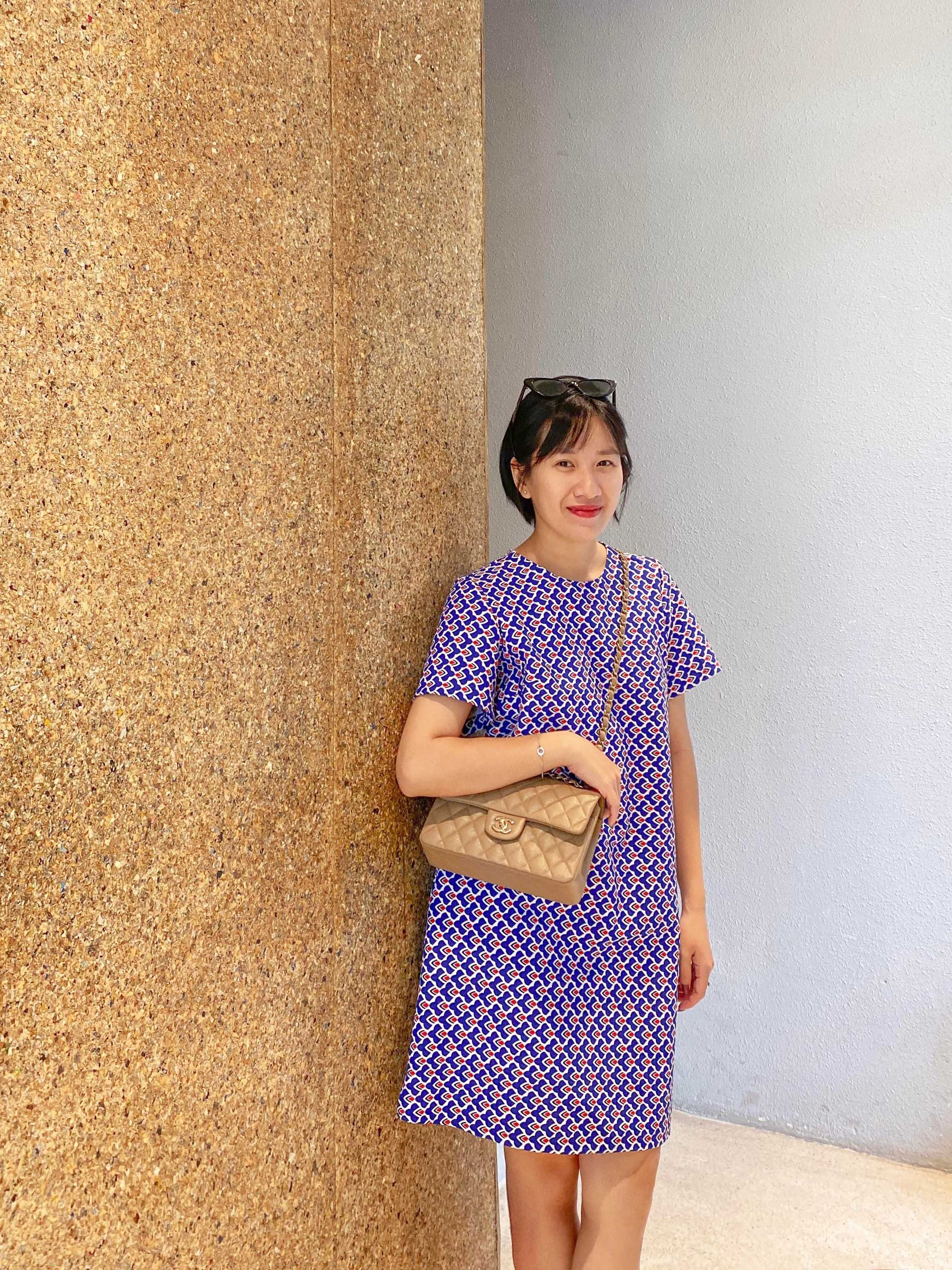 Đầm basic Mauve Summer Khaki dress