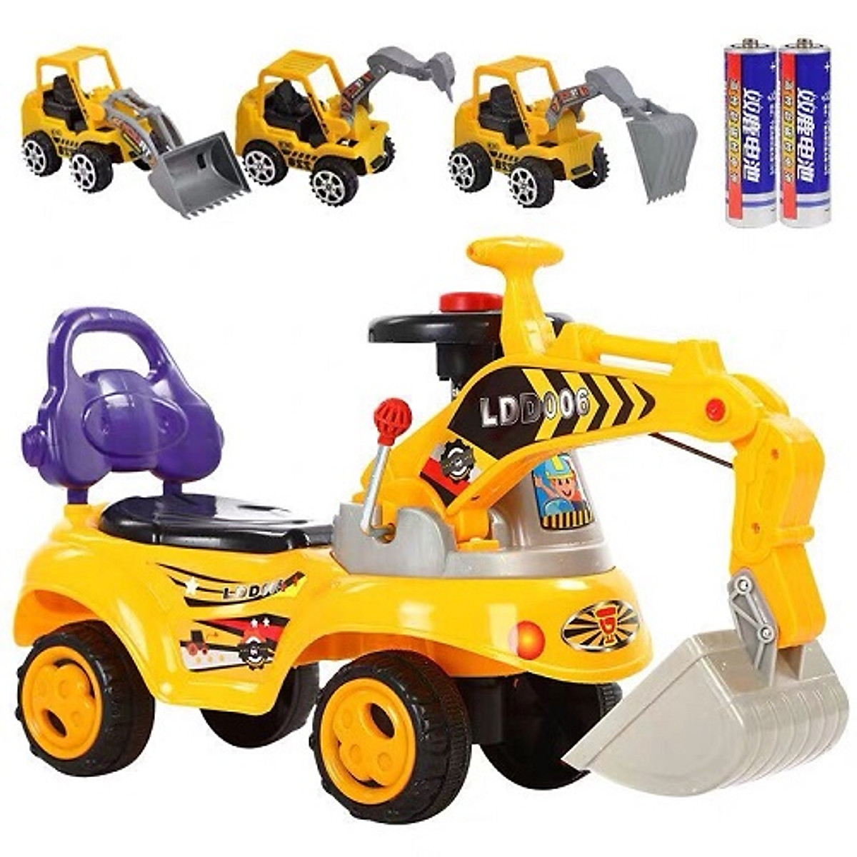 Xe Cẩu Chòi Chân Cho Bé Yêu 066  (Giao Màu Ngẫu Nhiên )