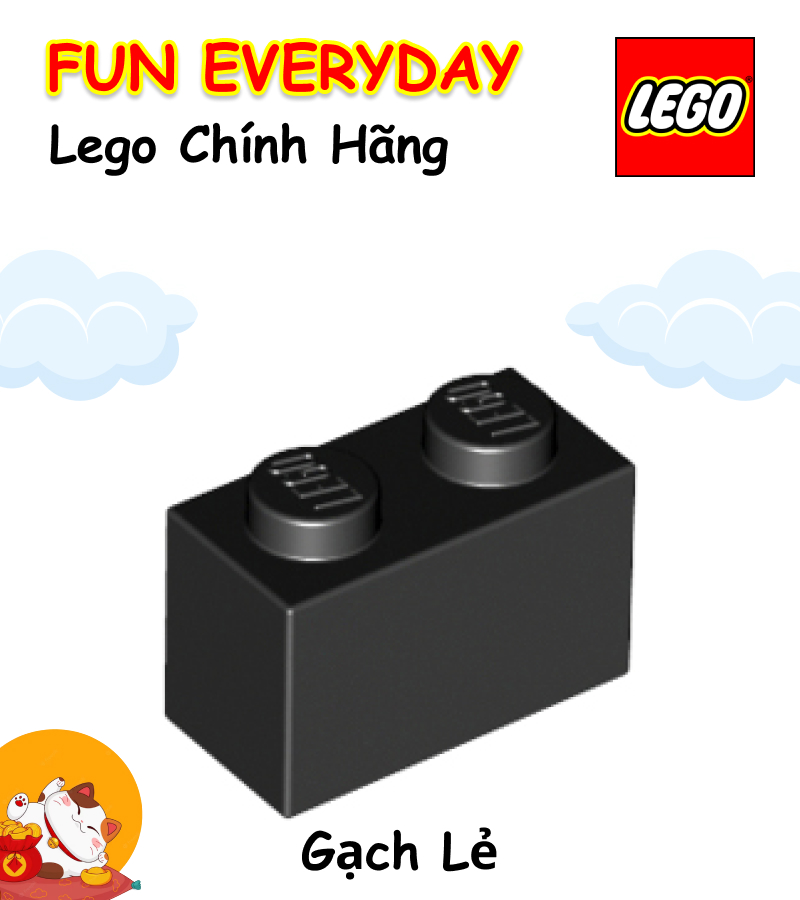 Gạch lẻ LEGO 3004 Brick 1 x 2 [Chính hãng]